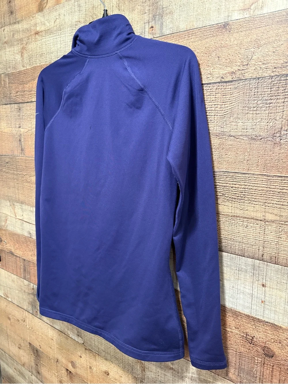 Nike Pro Dri-FIT Women’s Half Zip Pullover Size L Blue/Purple W040